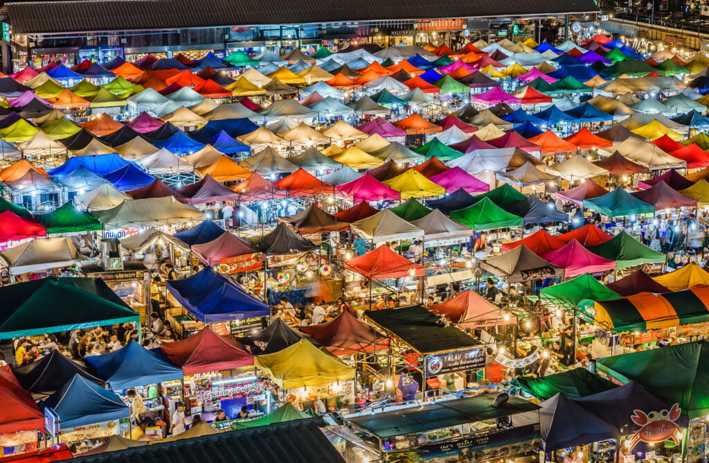 night markets bangkok
